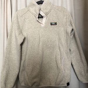 Women's Cream L.L. Bean Pullover Size Medium